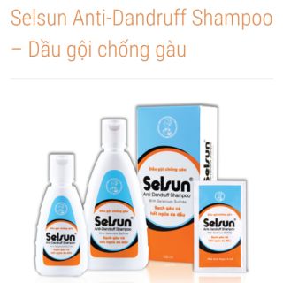 DẦU GỘI SELSUN CHỐNG GẦU 100ML va 250ML