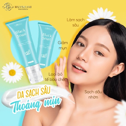 Sữa Rửa Mặt Black Snail Huyền Phi - Giúp Làm Sạch Sâu Ngừa Mụn Sáng Mịn Da