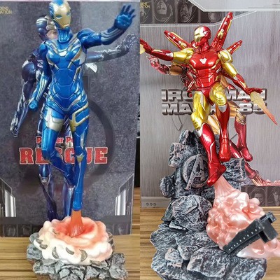Mô hình tượng Iron man MK85, Rescue vợ tony stark endgame tỉ lệ 1/10