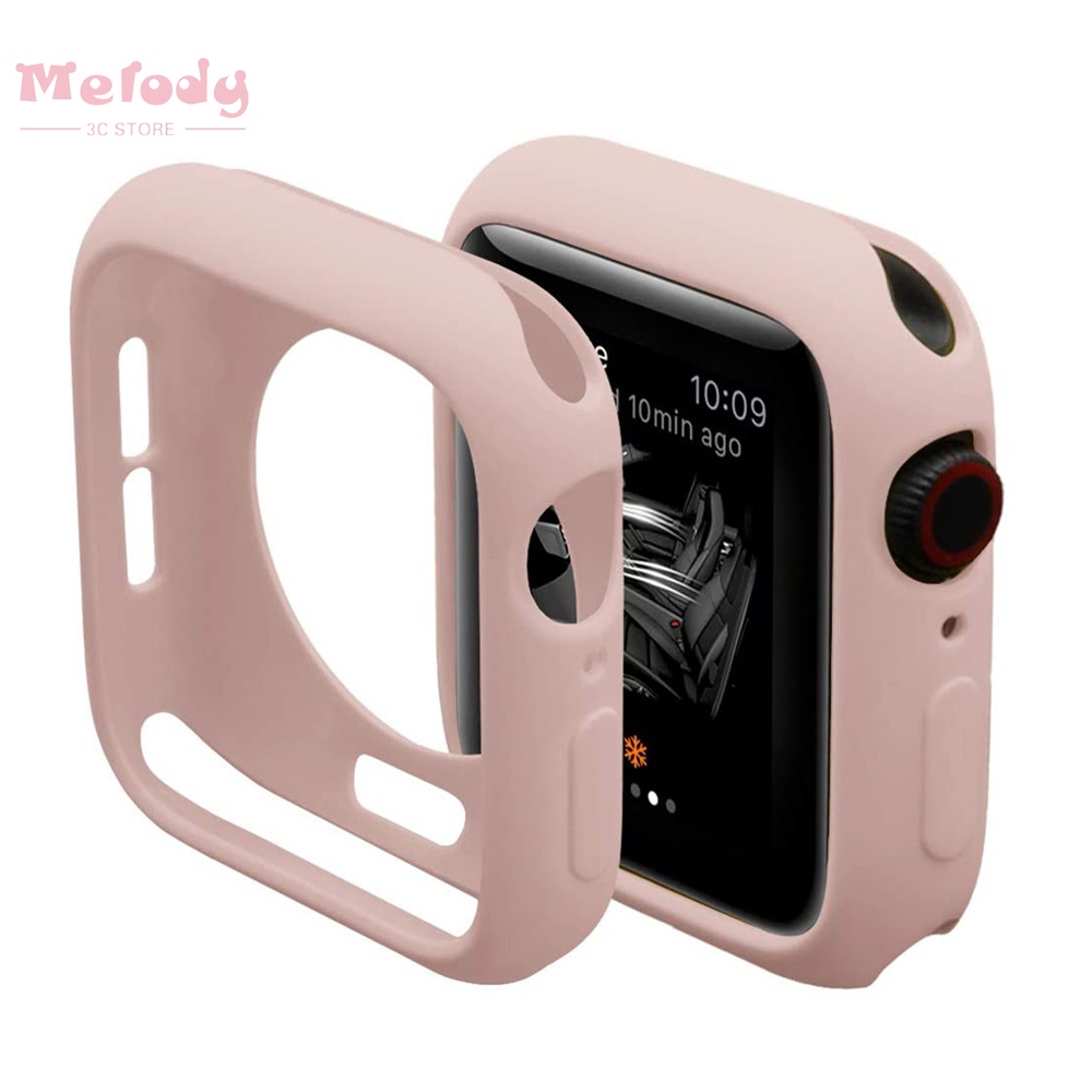 12 màu sắc của vỏ bảo vệ thạch silicon cho Apple Watch series 7/6 / SE / 5/4 iwatch 45/44/42/41/40/38mm