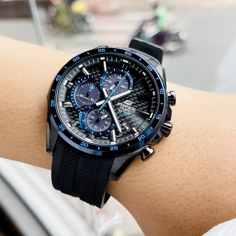 Đồng hồ nam dây cao su Casio Edifice EQS 900PB 1BVUDF