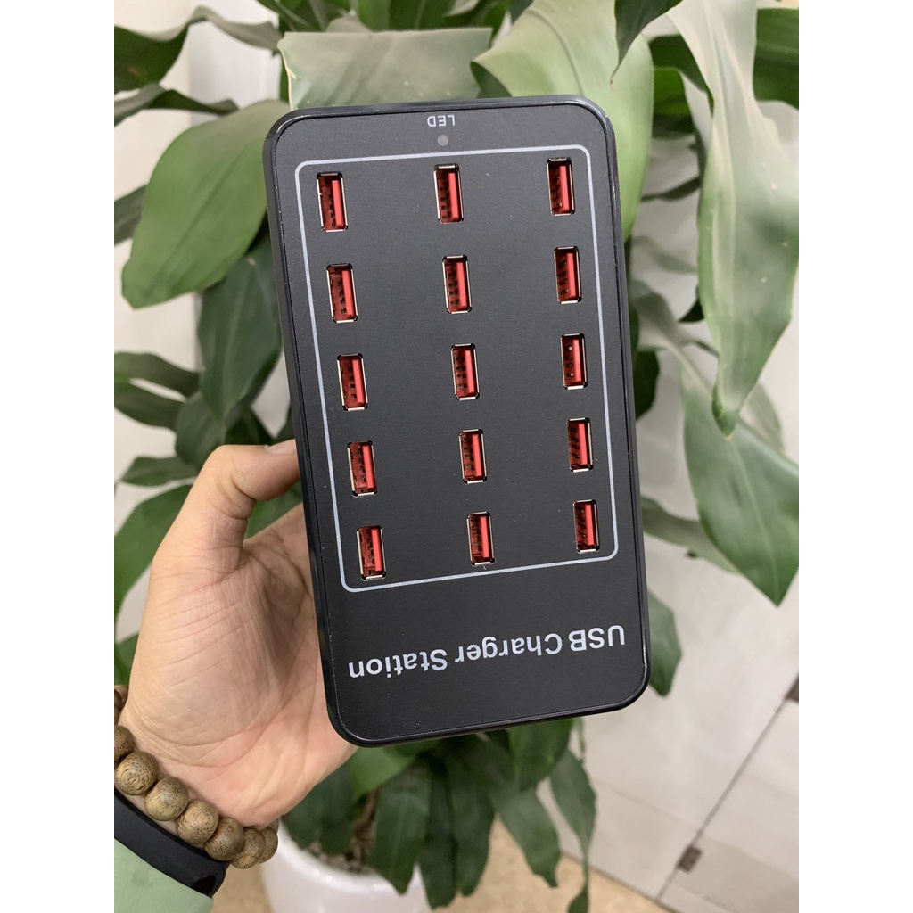 Bộ Sạc 8 15 24 Cổng USB 5V-20A 100W Cho Điện Thoại, Máy Tính Bảng - Bảo Hành 1 Đổi 1
