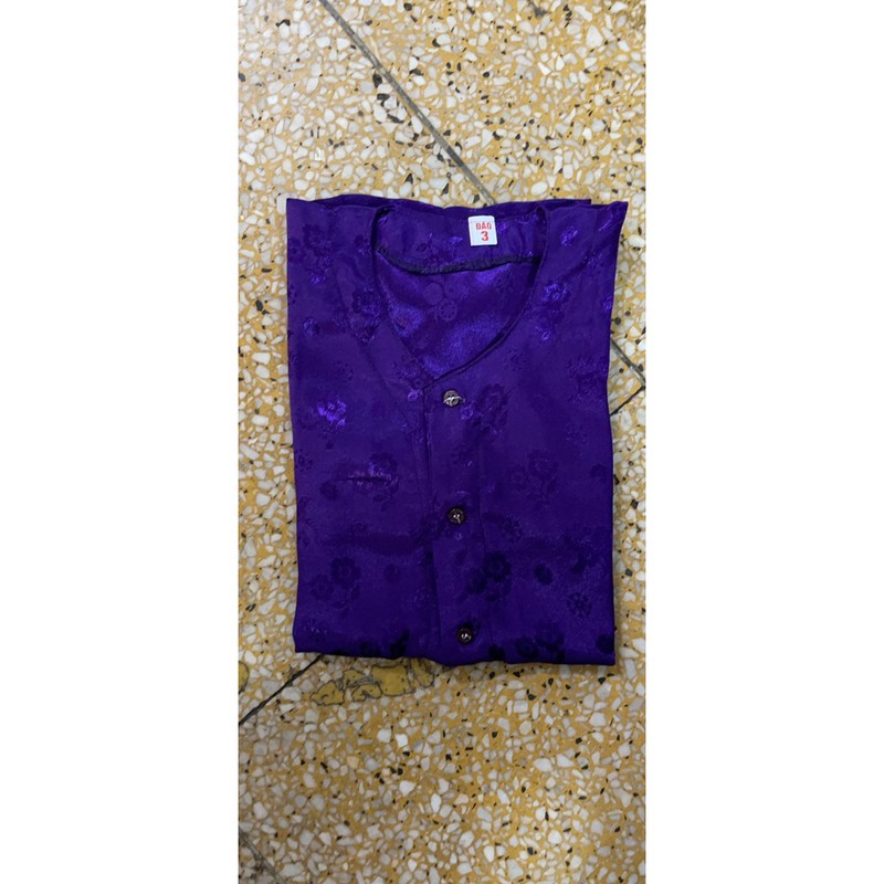 Áo bà ba cho người già vải gấm hoa ướt khâu tay cho người già | BigBuy360 - bigbuy360.vn