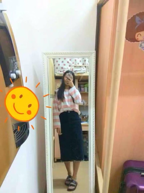 [ Sẵn Xl] Chân váy jeans dáng dài có bigsize XL 2XL 3XL 4XL 5XL | BigBuy360 - bigbuy360.vn