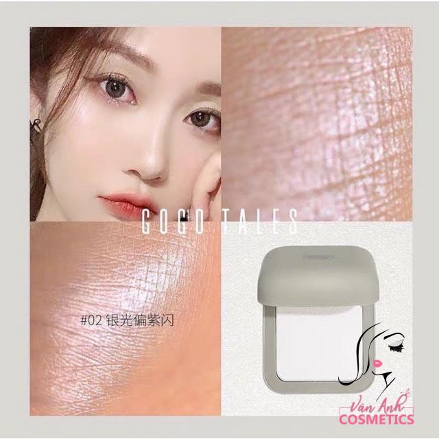 Gogo Tales - Highlight phấn bắt sáng crafted elegance brighten powder nội địa gogotales cùng hãng holdlive