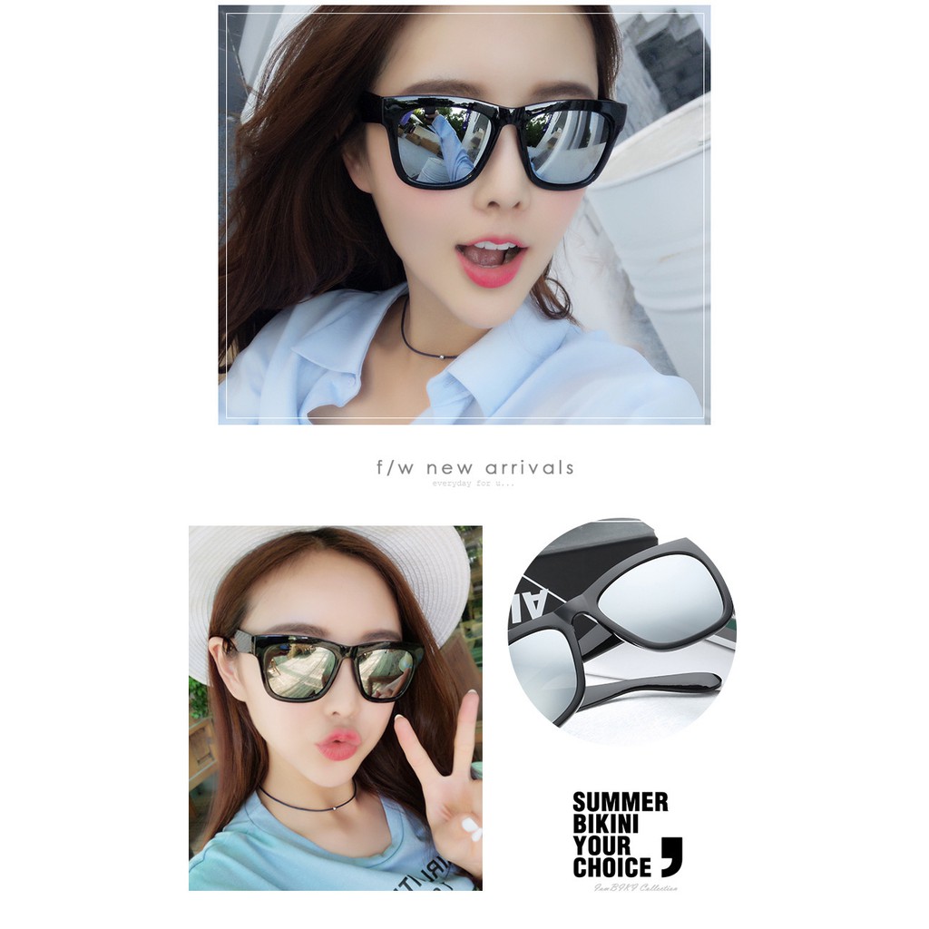 Kính mát thời trang nam nữ sành điệu mắt tráng gương,chống tia UV | BigBuy360 - bigbuy360.vn