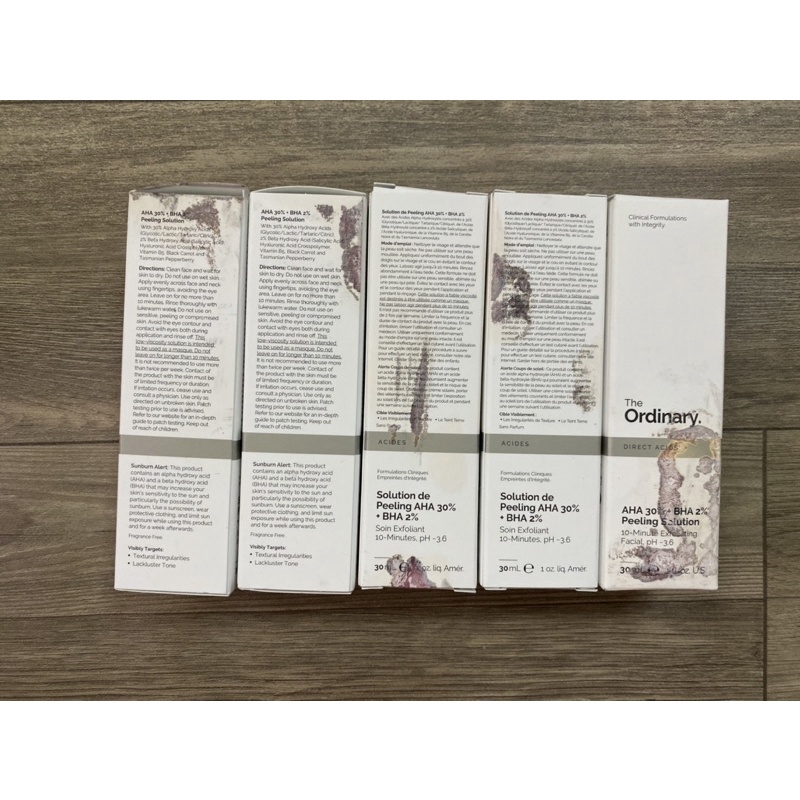 - Tẩy da chết hoá học The Ordinary Peeling Solution AHA 30% + BHA 2%