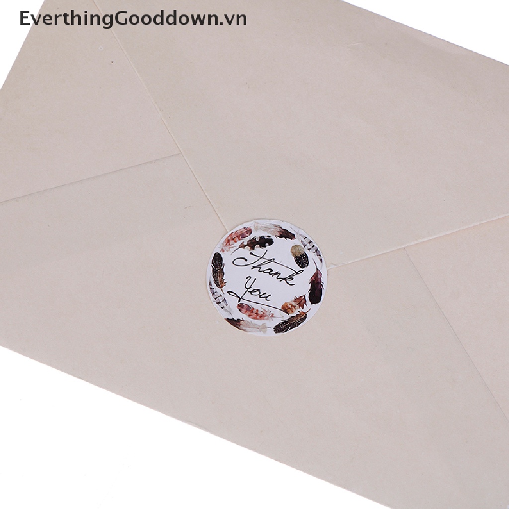 Cuộn 500 Miếng Dán Trang Trí Sổ Tay Chữ Thank You