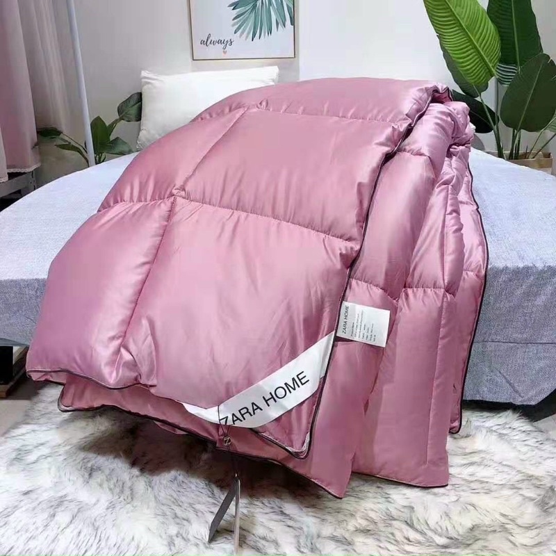 Chăn Lông Vũ ZARA HOME Cao Cấp Kèm Túi Siêu Ấm Áp