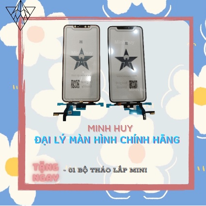 Kính ép cảm ứng IP ZIN  đủ mã X/XS/XR/XS/XS MAX/ 11/11 PRO/11 PRO MAX/12 chính hãng
