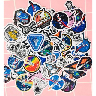 10-50 hình sticker nasa decal ( random hình )