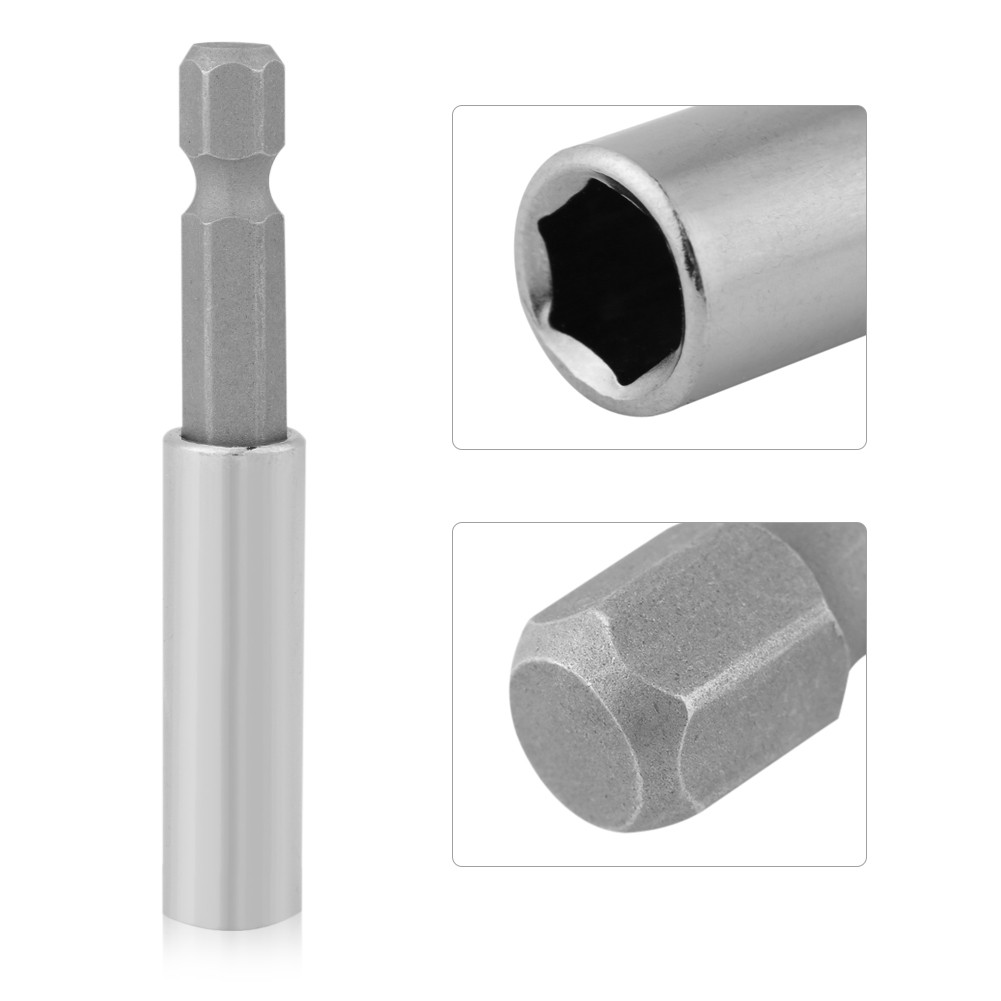 Đầu Nối Dài Mũi Khoan Lục Giác Có Nam Châm 60mm 1/4"