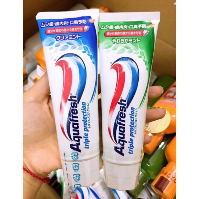 Kem đânh răng nhật bản aquafresh 140g