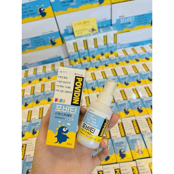 xịt họng Povidin cho trẻ từ 6m chai 30ml