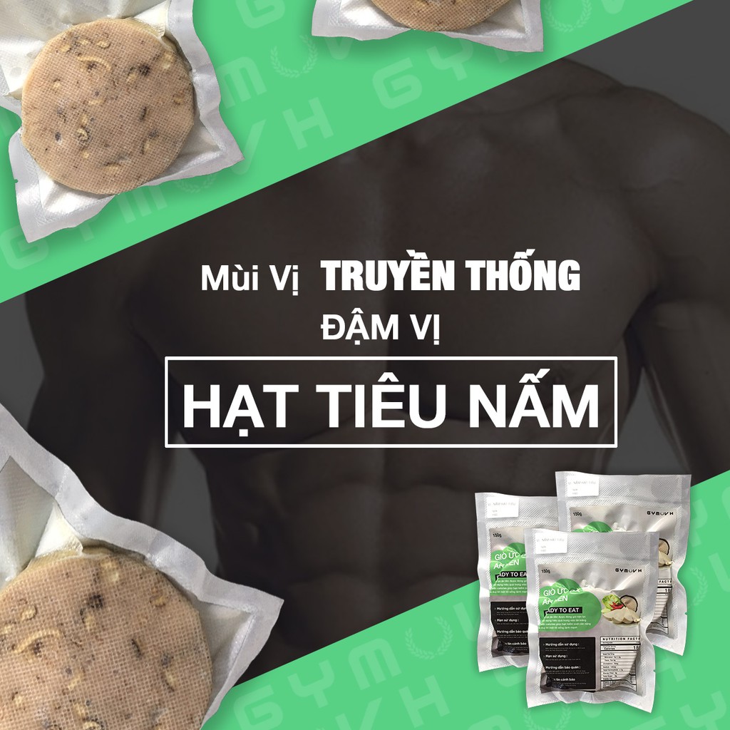 Giò Ức Gà Túi 150g - Ăn Liền Giúp Tăng Cơ Giảm Mỡ