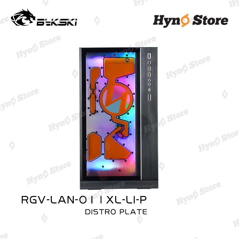 Distroplate tấm tank mặt trước case Lianli O11 XL Tản nhiệt nước custom Hyno Store