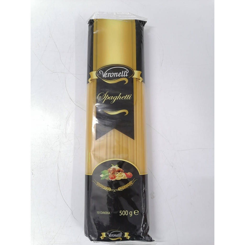 [Gói 500g] Mì Ý [Turkey] VERONELLI Spaghetti Pasta (als)