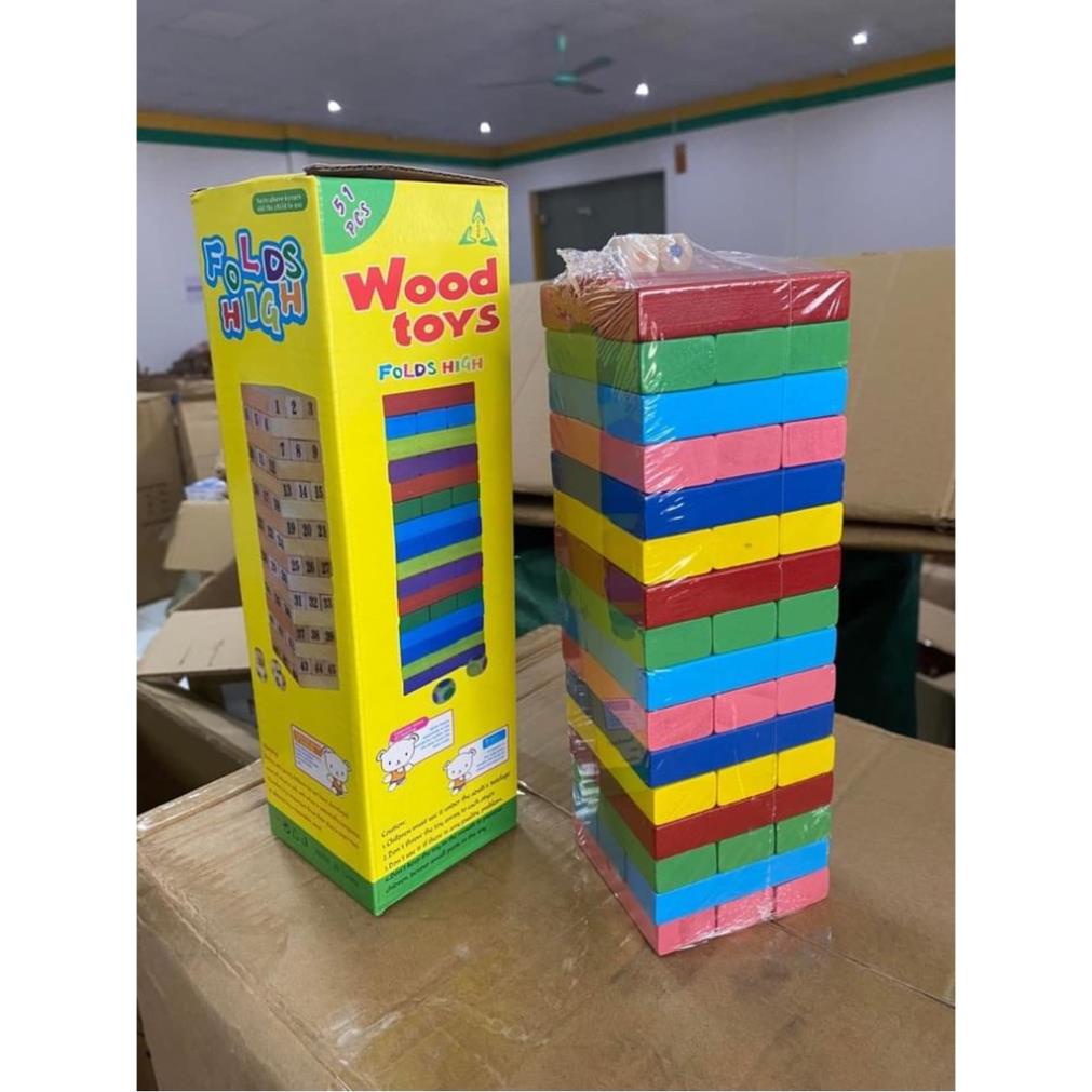 Đồ Chơi Rút Gỗ 48 Thanh Size To Nặng 1kg