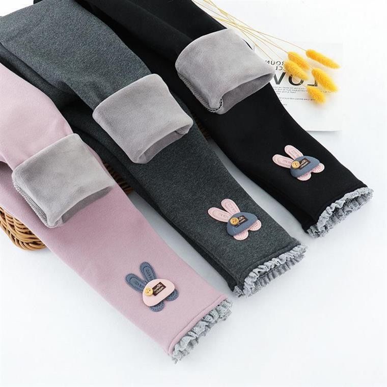 Quần dài vải lông dày thời trang xuân thu cho bé