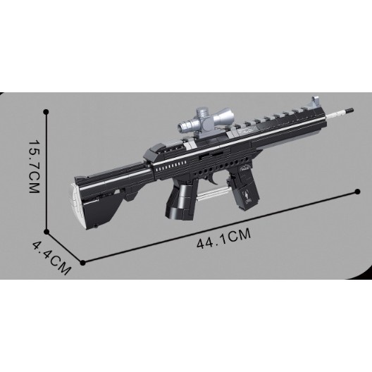 Đồ chơi xếp hình lego Warrior M4A1