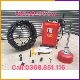Máy thông cống , máy thông tắc cốnggq180-900w