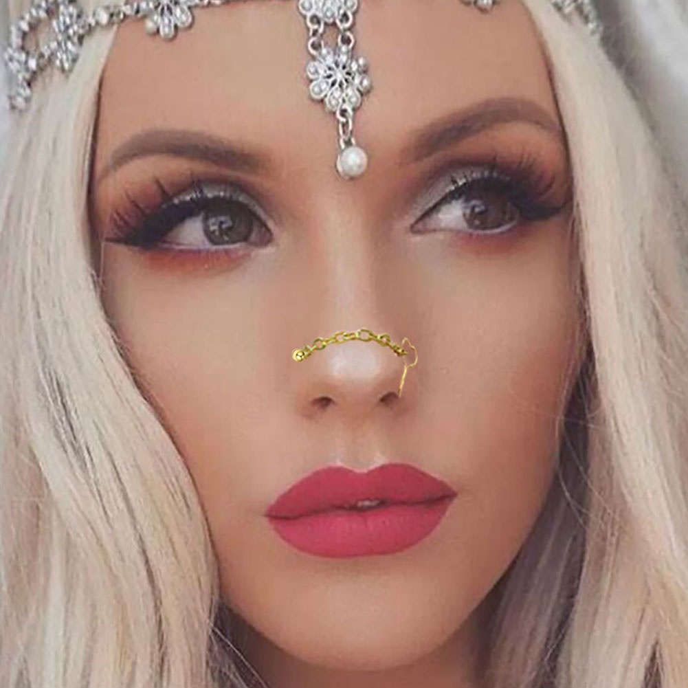 Khuyên Mũi Hình Chữ L Bằng Thép Không Gỉ