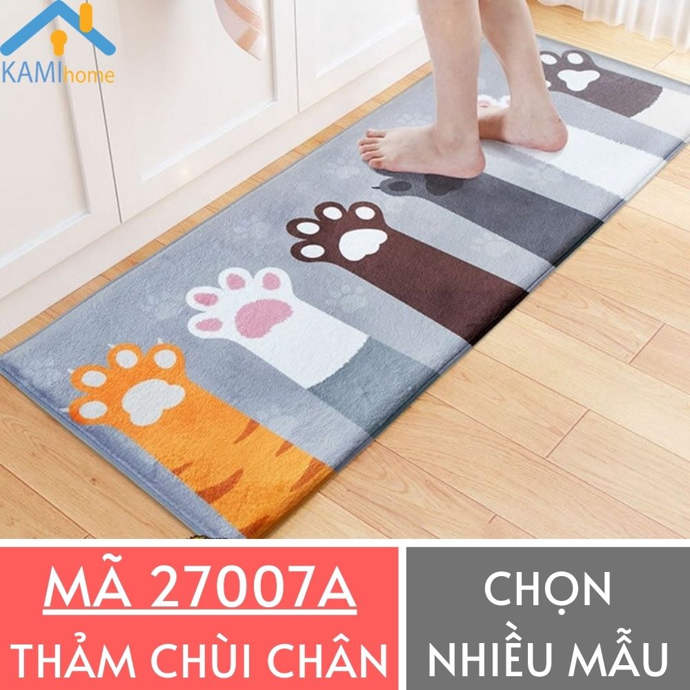 Thảm trải sàn bếp chống trượt cỡ lớn ❤️Chọn mẫu❤️120*40cm trang trí và lau chùi chân mã 27007a