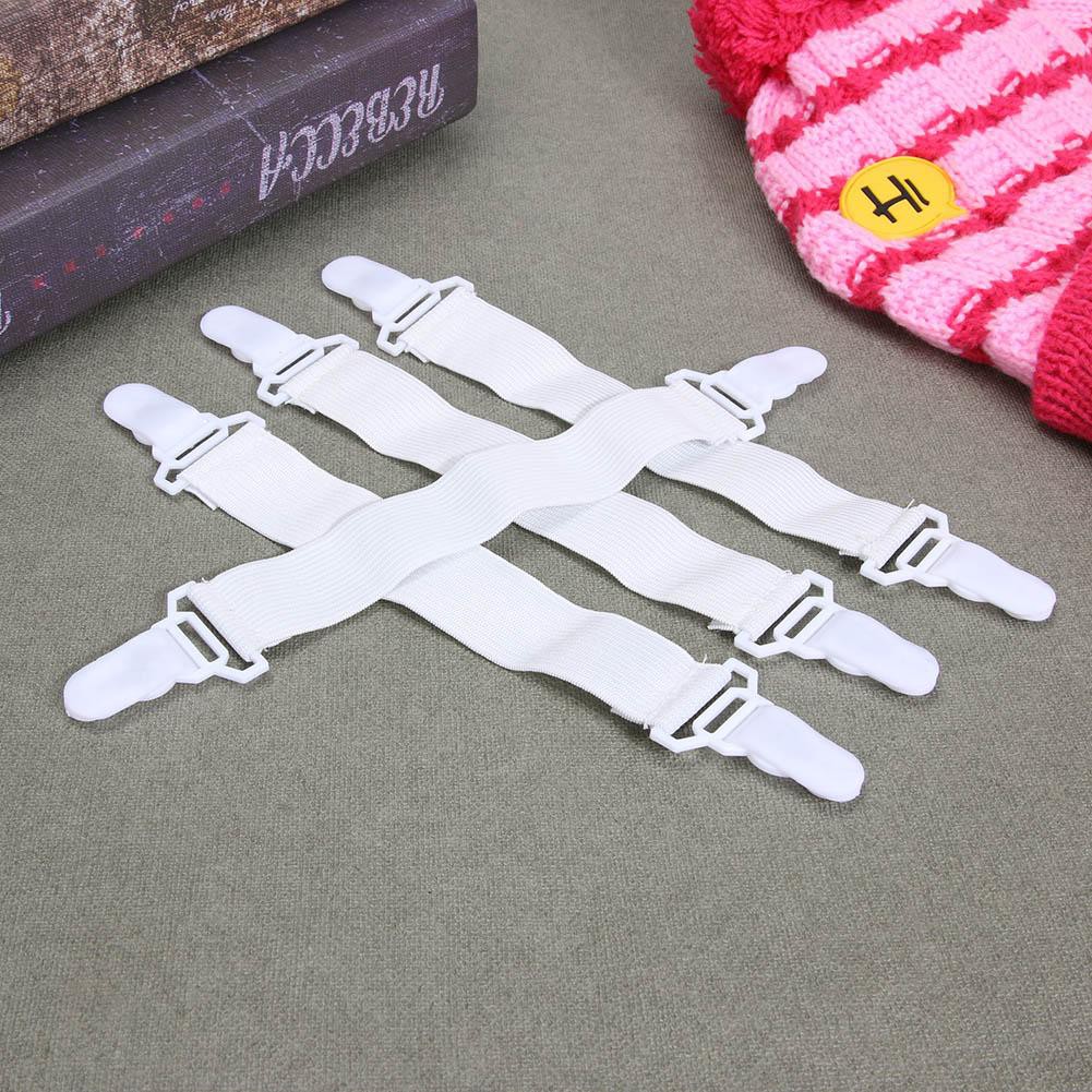 Set 4 dây đai co dãn chống trượt cho khăn trải bàn tiện dụng