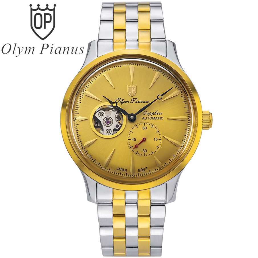 Đồng hồ nam dây kim loại Automatic Olym Pianus OP99141-77 OP99141-77AGSK vàng