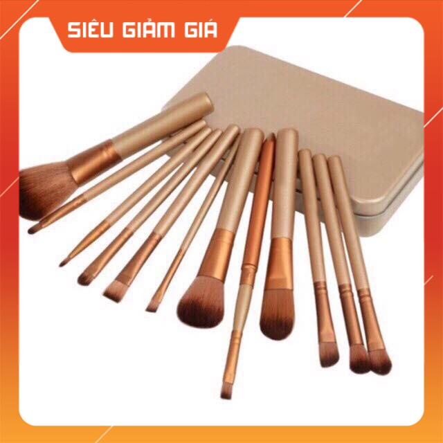 Bộ cọ trang điểm 12 chi tiết