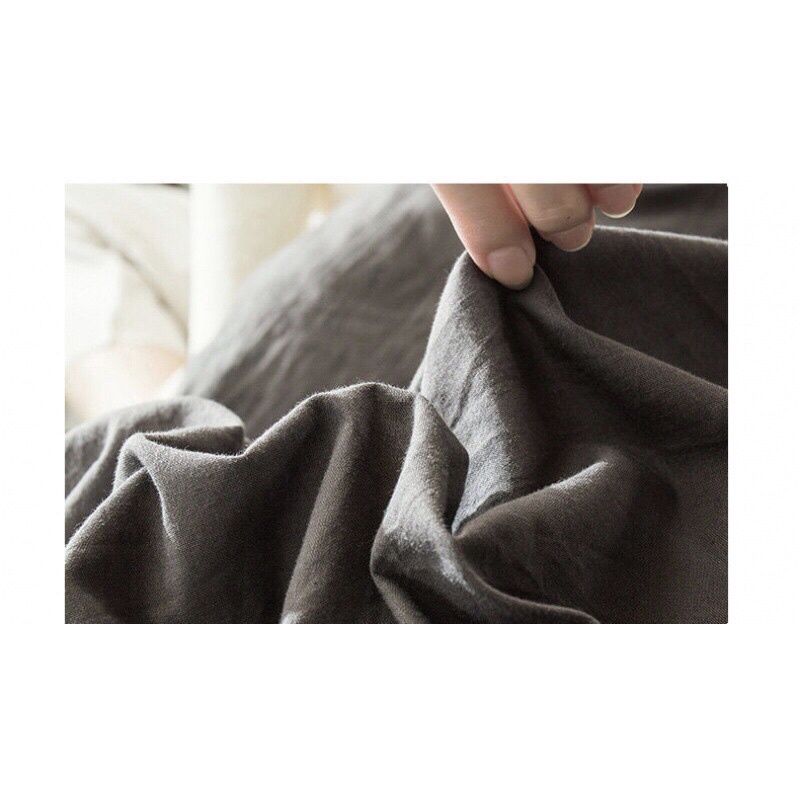 Bộ Ga Gối ❤️ Cotton tici đủ size đệm cotton đũi kẻ và trơn màu chăn ga gối hàn quốc Mượt Decor