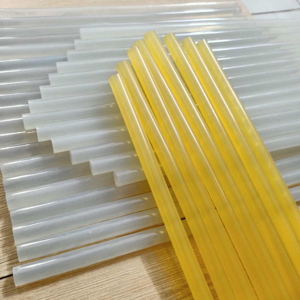 1 cây keo nến vàng to siêu chắc dùng với_ súng bắn keo to_handmade_thủ công