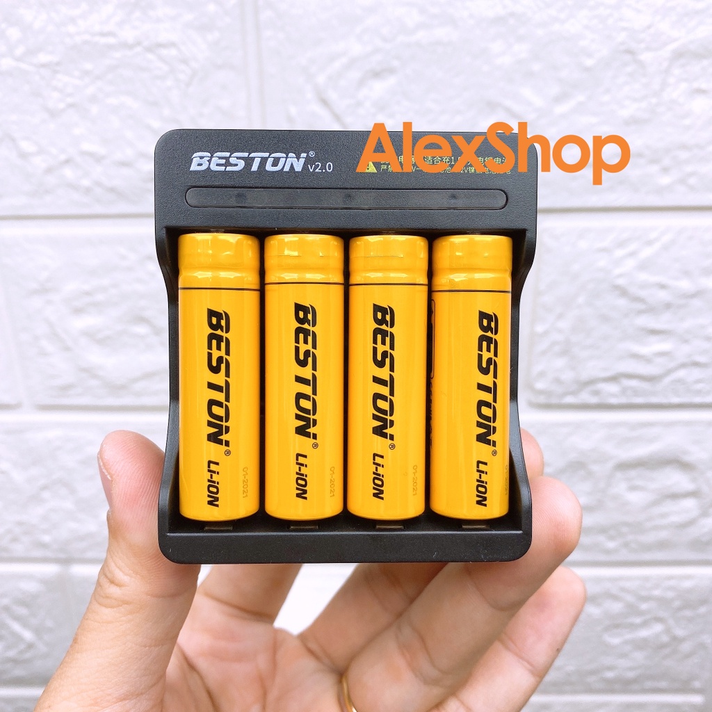 Bộ 4 Pin Sạc BESTON Li-ON 1.5V AA/ AAA 3500mWh/ 1200mWh Pin Sạc Hoặc Kèm Sạc M7011
