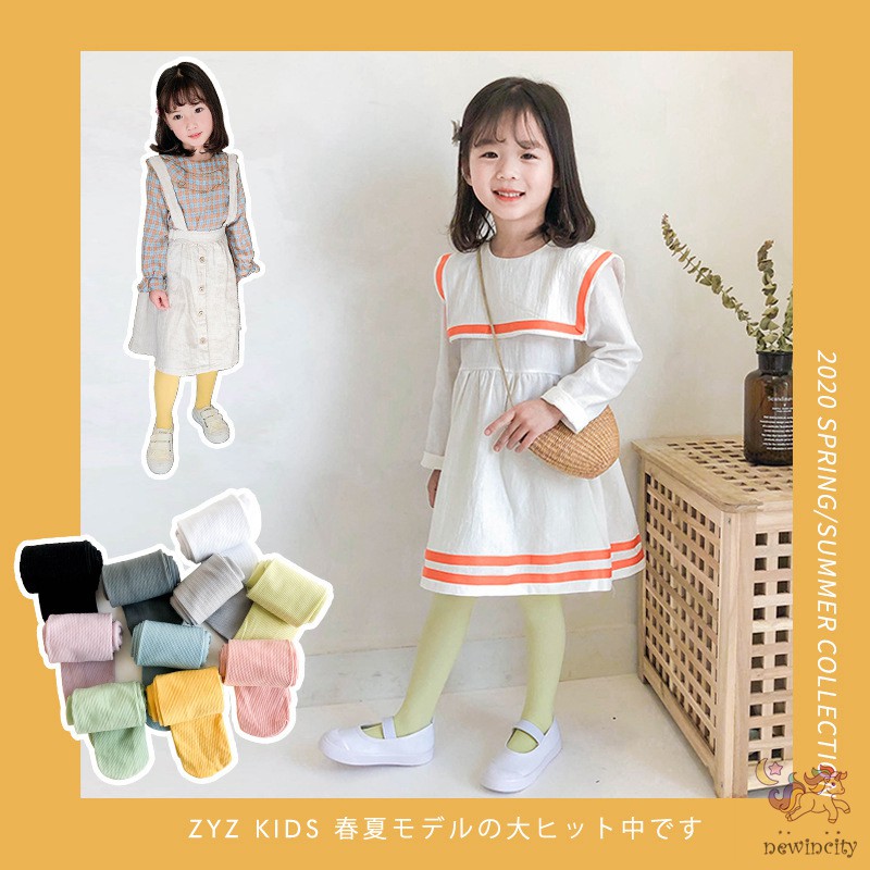 Quần Legging Nhung Co Giãn Phong Cách Hàn Quốc Dành , Cho Bé Gái