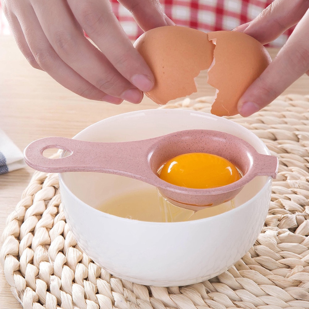 3 Colors Plastic Egg Separator White Yolk Sifting Home Kitchen Chef Dining Cooking Gadget New Arrival