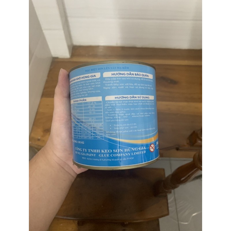 sơn lót kẽm p-80 (bán lẻ 200g,350gram)