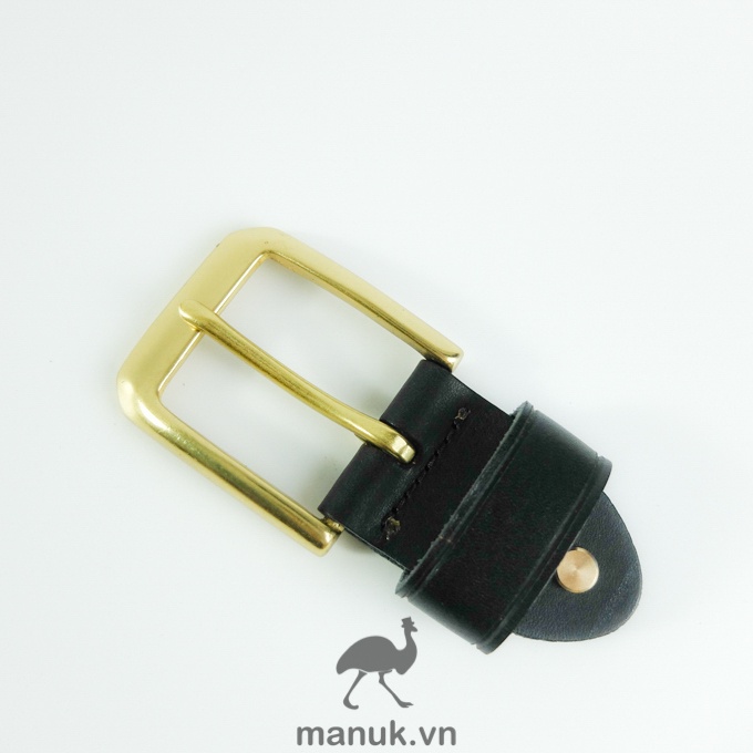 Mặt thắt lưng nam đồng đúc BV4 | Bộ đầu khoá thắt lưng đồng đúc dùng cho bảng dây 3.8cm - 3.9cm