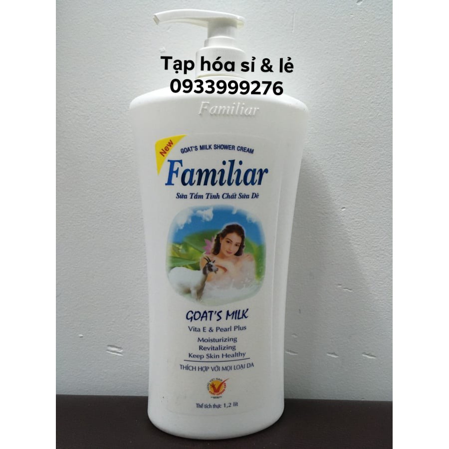 Sữa tắm tinh chất sữa dê Familiar 1l