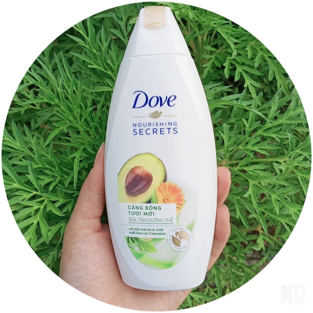 Sữa tắm dưỡng thể Dove căng bóng, thư giãn 180g