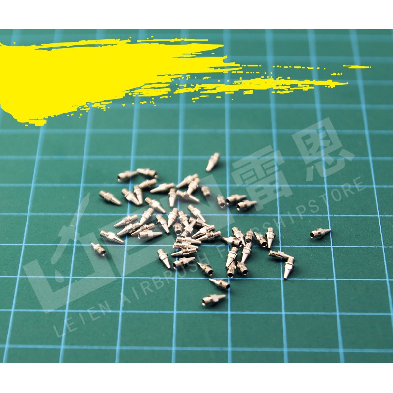 Kim sơn Needle và đầu béc Nozzle Ustar s130 s150 s120 Black border HD Vinci bút sơn mô hình các loại