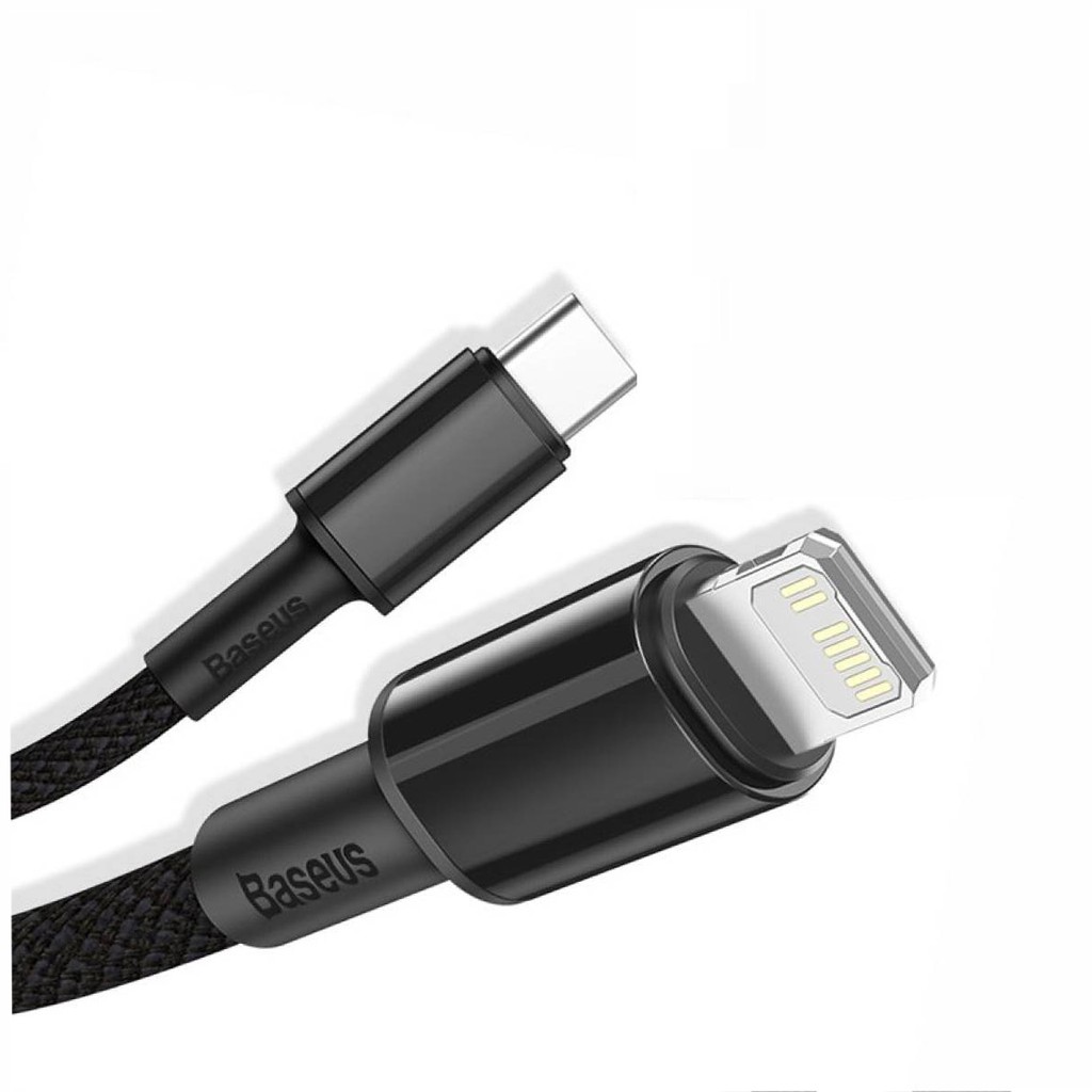 Cáp sạc nhanh PD 20W Baseus LV878 chân Type-C sang Lightning dây nylon siêu bền dài 1M cho iPhone/iPad