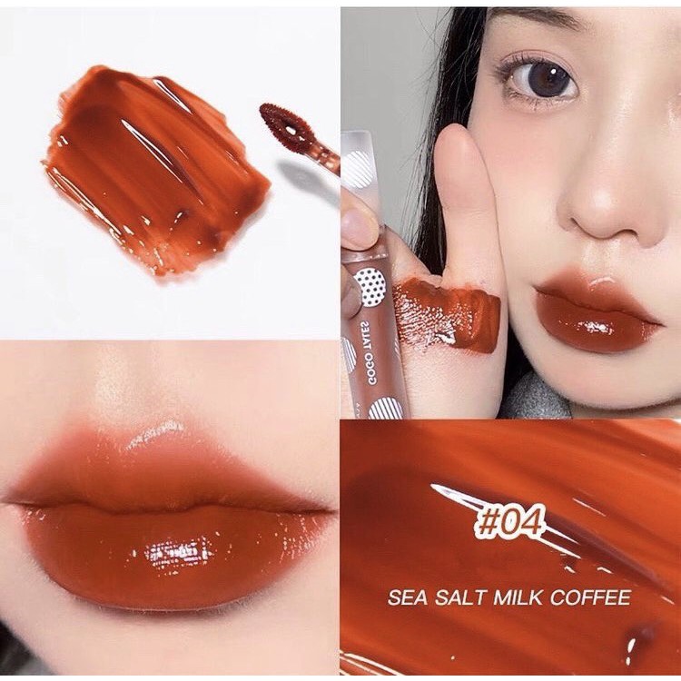 Son kem tint bóng - đá băng Gogo Tales Transparent Mirror Lipgloss | BigBuy360 - bigbuy360.vn