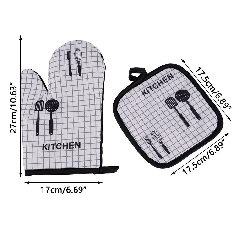 Set 2 Tấm Lót Nồi Bằng Cotton Cách Nhiệt Tiện Dụng Cho Nhà Bếp
