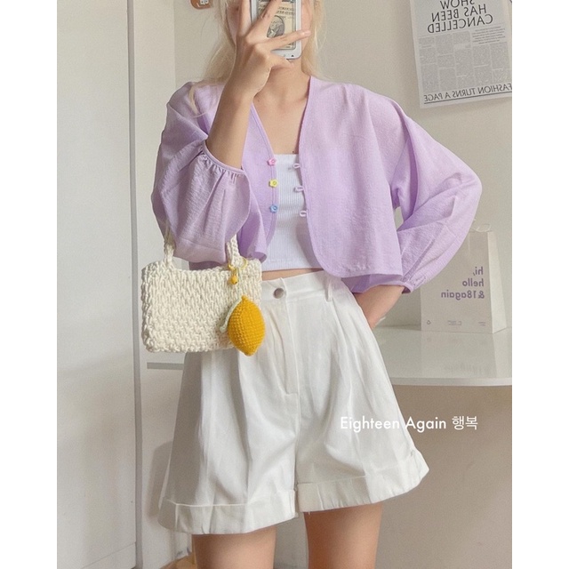 Áo cardigan Summer 18made ✿ 𝐁𝐲 𝐄𝐢𝐠𝐡𝐭𝐞𝐞𝐧 𝐀𝐠𝐚𝐢𝐧