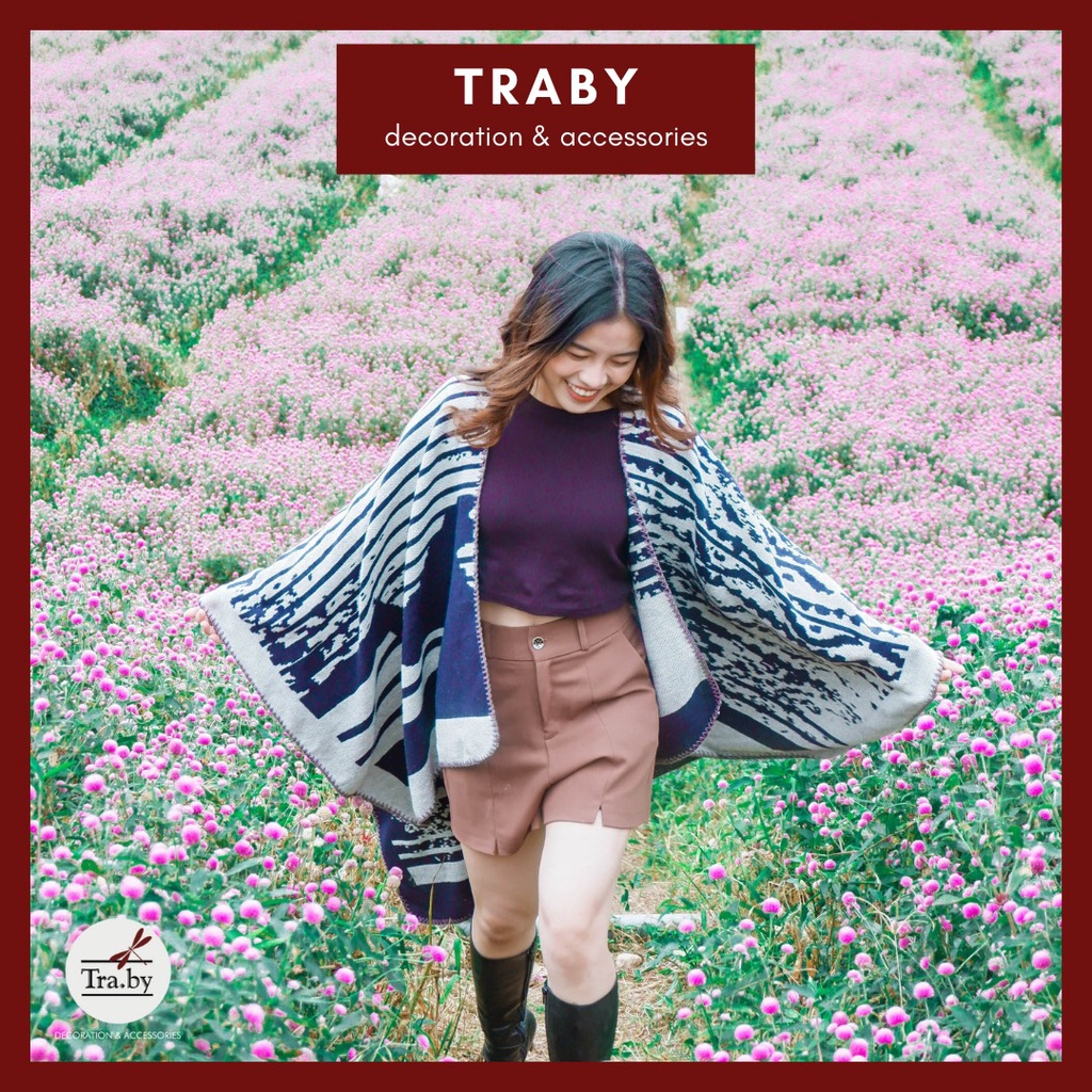 Áo choàng họa tiết ngựa vằn | BigBuy360 - bigbuy360.vn