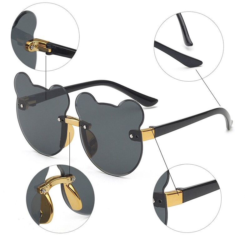 Kính Mát Họa Tiết Hoạt Hình Dễ Thương Cho Bé