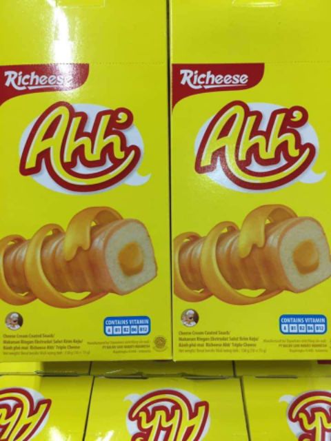 Bánh phô mai Richeese Ahh 150 gram - Bánh xốp phô mai Richeese Ahh 150g.
