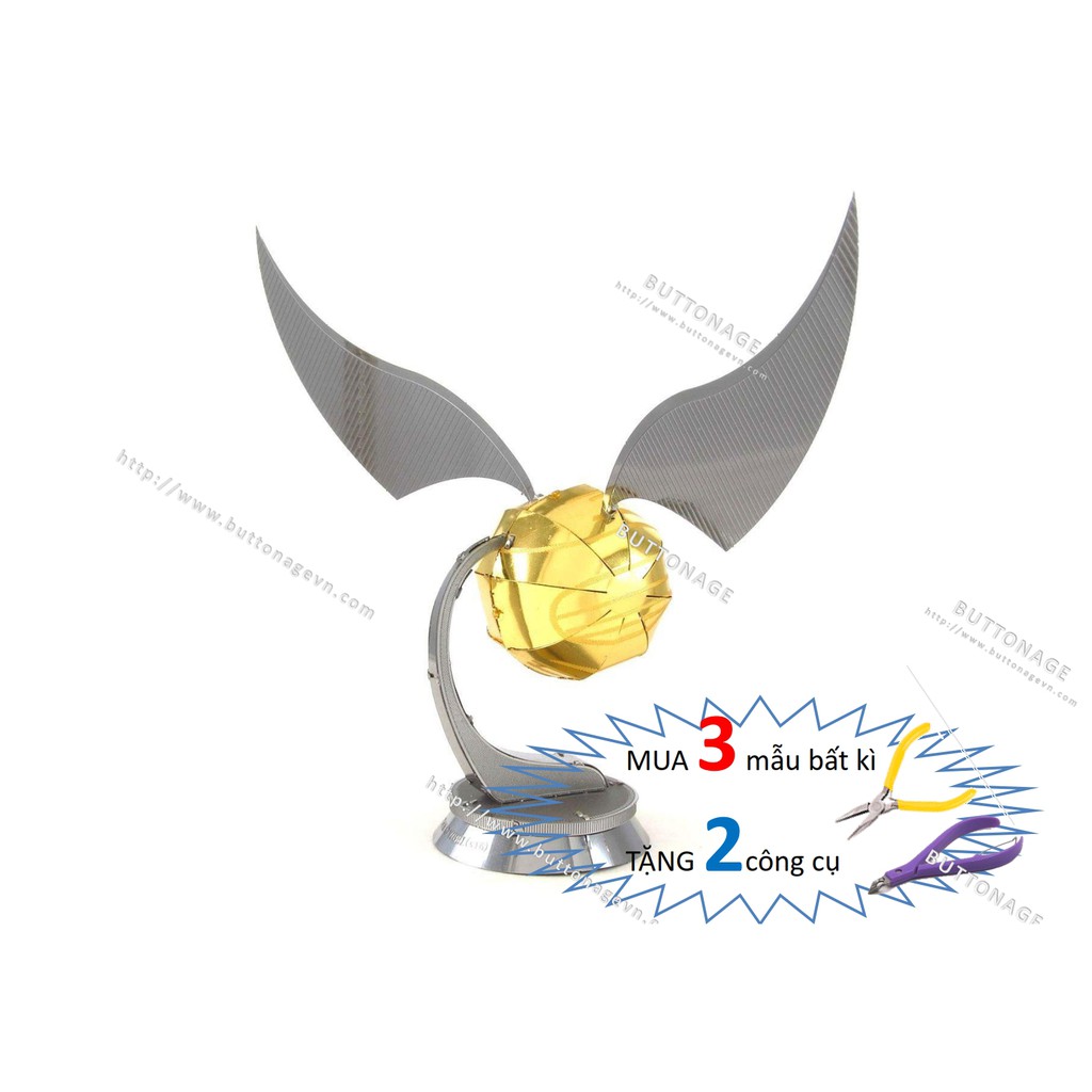 Mô Hình Lắp Ráp 3d Quả bóng Snitch