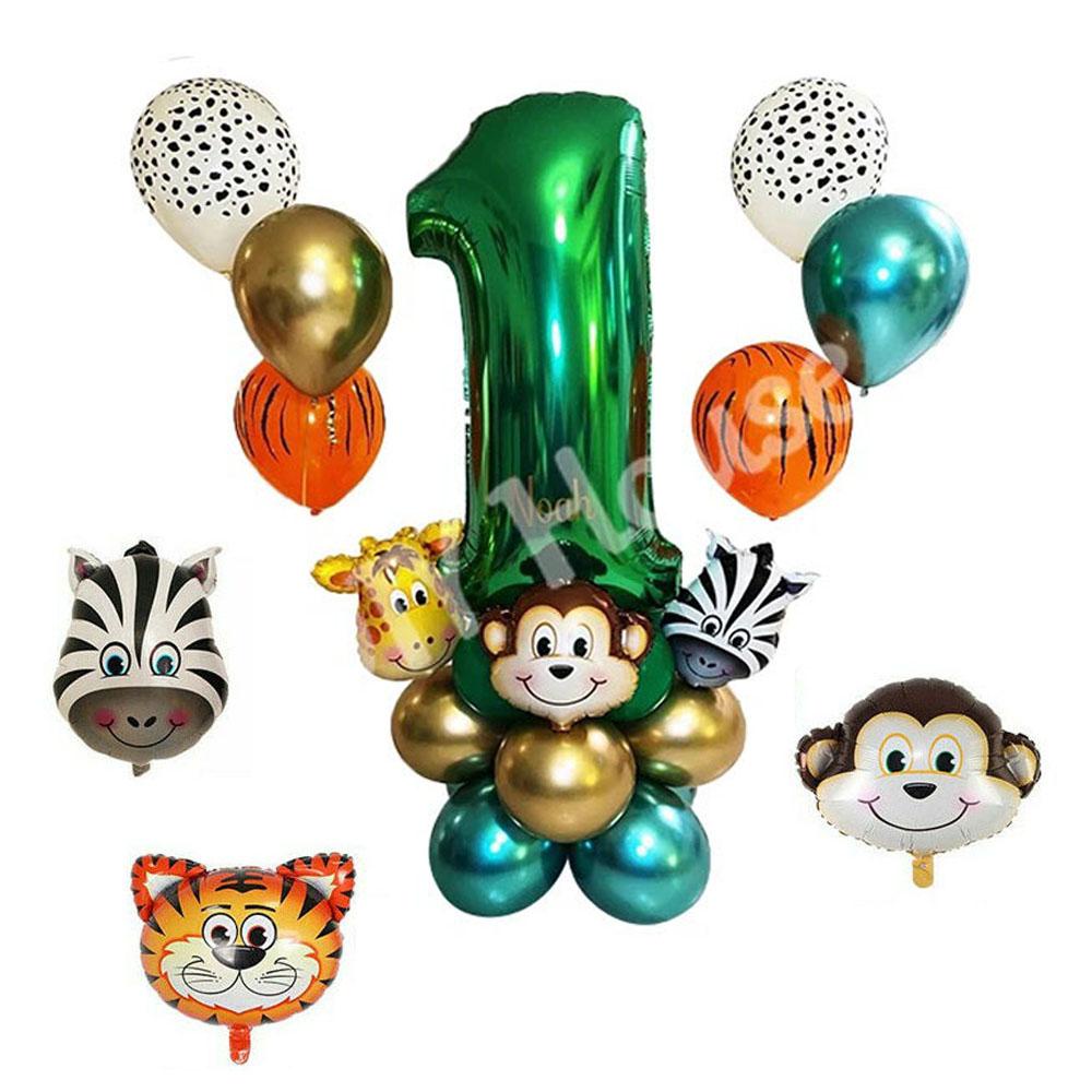 Bộ Bong Bóng Hình Động Vật Rừng Khổng Lồ LAYOR1