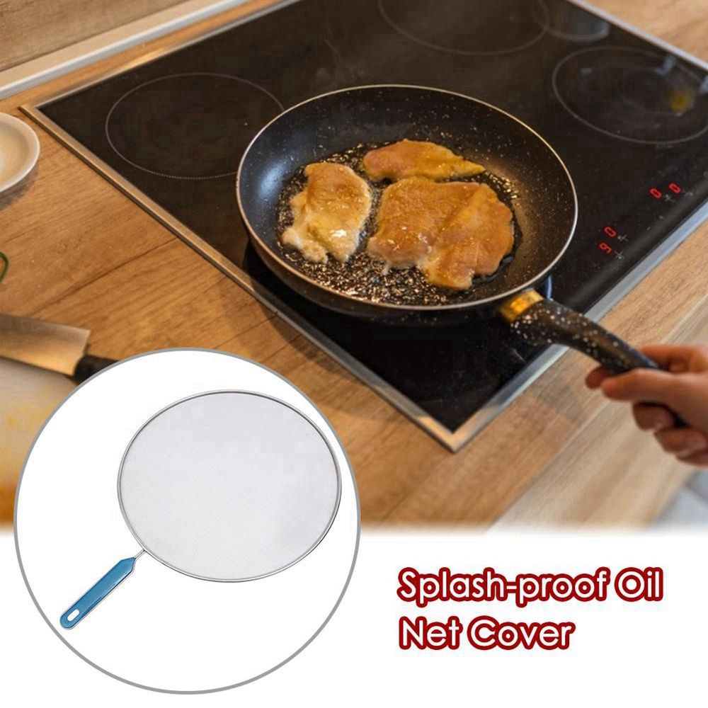 Epoch Nắp Đậy Nồi Bằng Thép Không Gỉ 29cm Chống Văng Dầu Tiện Dụng Cho Nhà Bếp Ốp